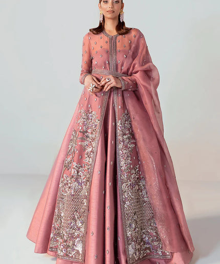 Hussain Rehar | Wedding Wear Embellished Jacket Lehenga