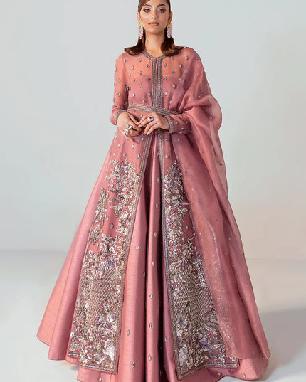 Hussain Rehar | Wedding Wear Embellished Jacket Lehenga