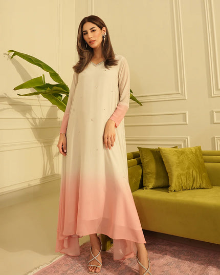 Nimmi | Gradient Silk Embellished Dress
