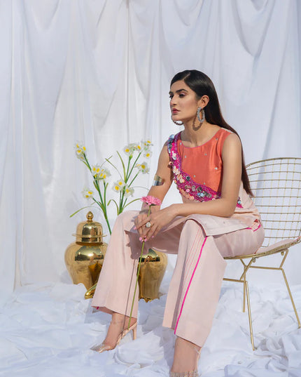 Cassie | Silk Embellished Set