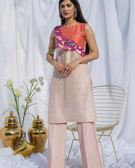 Cassie | Silk Embellished Set