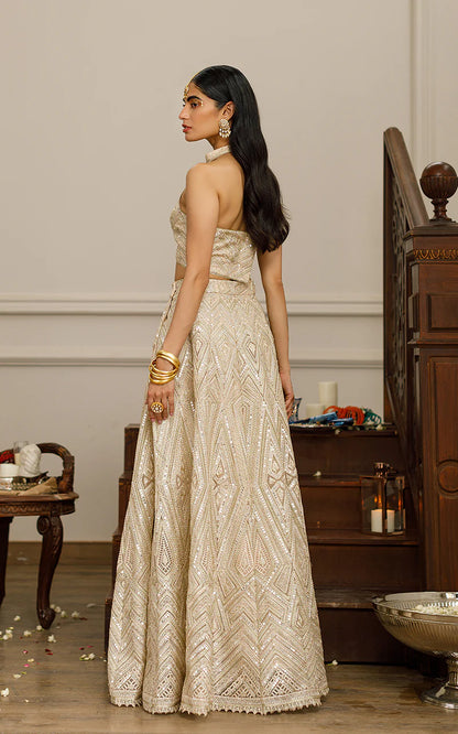 Karisma | Chiffon Embroidered Lehenga