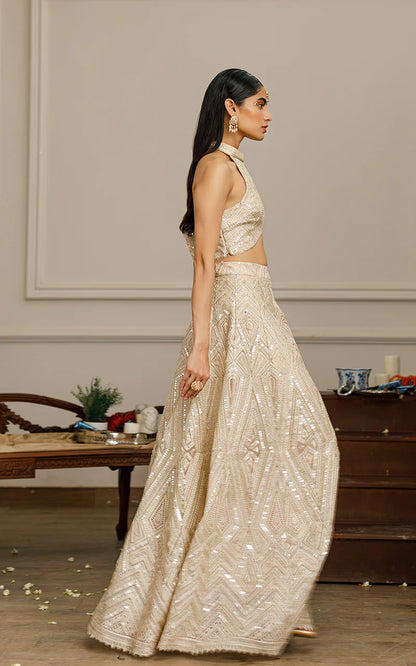Karisma | Chiffon Embroidered Lehenga