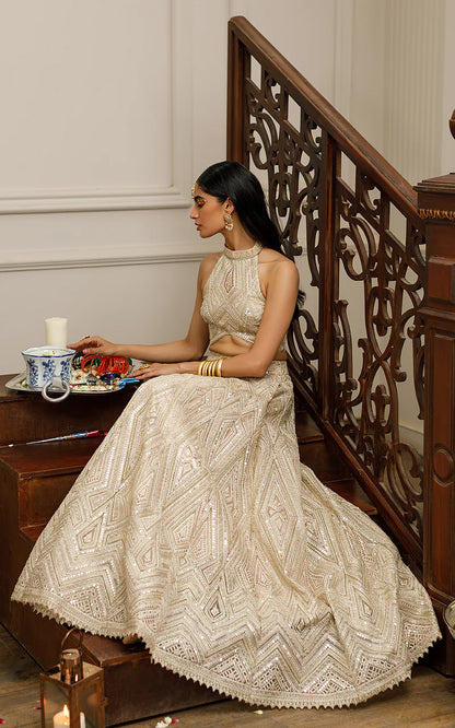 Karisma | Chiffon Embroidered Lehenga