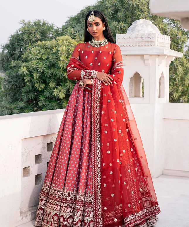 Afreen | Wedding Wear Embroidered Lehenga