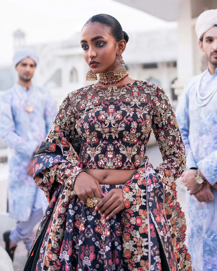 Noori | Wedding Wear Hand Embellished Lehenga
