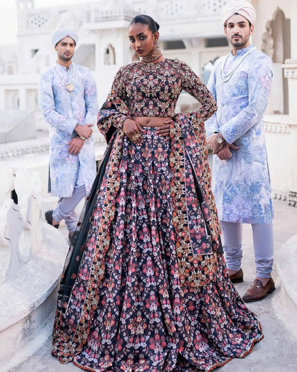 Noori | Wedding Wear Hand Embellished Lehenga
