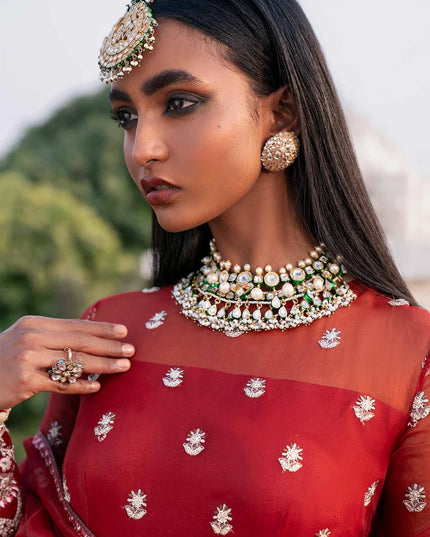 Afreen | Wedding Wear Embroidered Lehenga