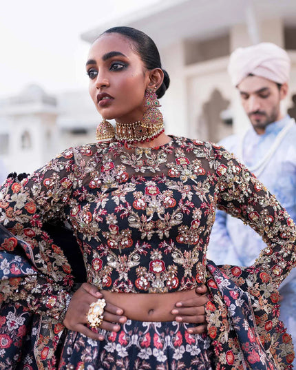 Noori | Wedding Wear Hand Embellished Lehenga