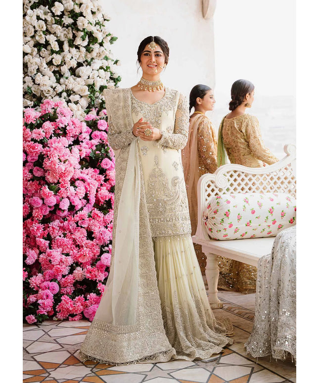 Nadia | Wedding Wear Hand Embellished Gharara