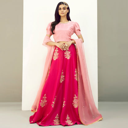 ZOHAN | Silk Embellished Lehenga Choli