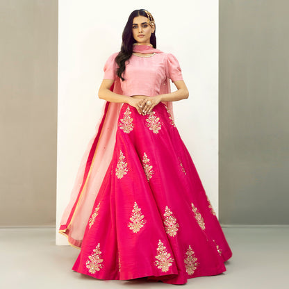 ZOHAN | Silk Embellished Lehenga Choli