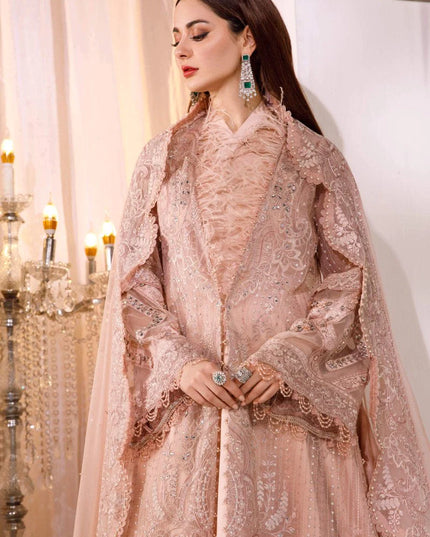 Maria B | Luxury Formals Embroidered Gown