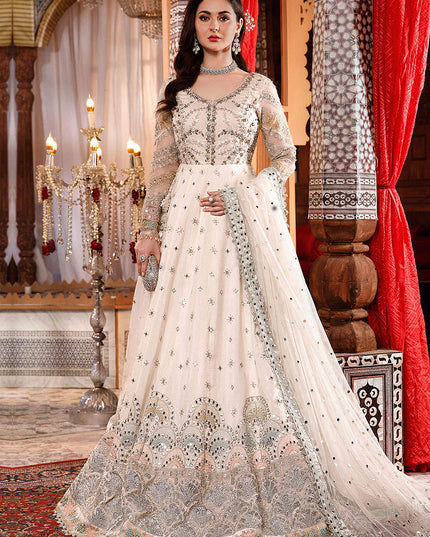 Maria B | Luxury Formals Embroidered Gown