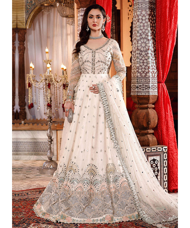 Maria B | Luxury Formals Embroidered Gown