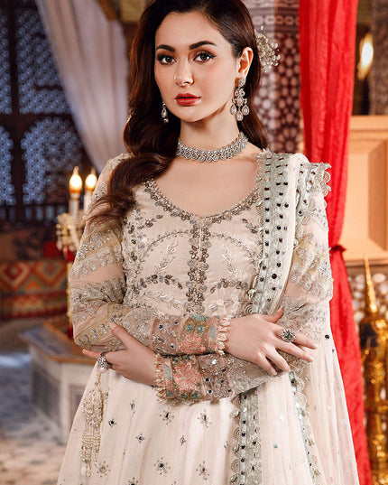 Maria B | Luxury Formals Embroidered Gown