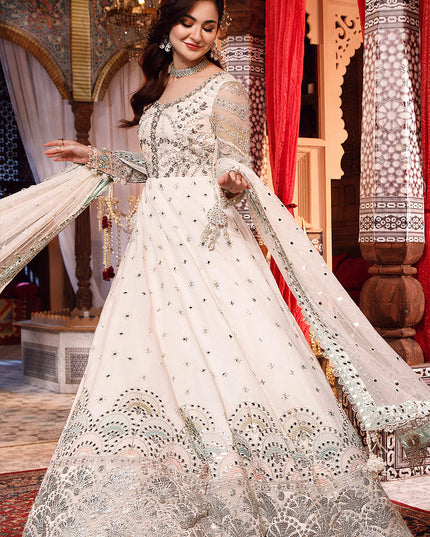 Maria B | Luxury Formals Embroidered Gown