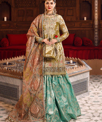 Maria B | Luxury Formals Embroidered Gharara