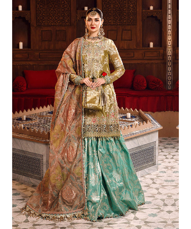 Maria B | Luxury Formals Embroidered Gharara