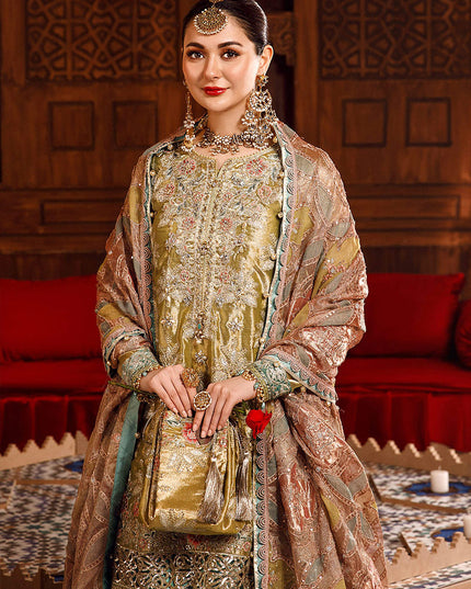 Maria B | Luxury Formals Embroidered Gharara