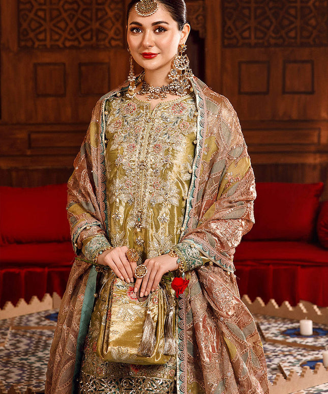 Maria B | Luxury Formals Embroidered Gharara
