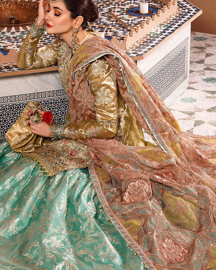 Maria B | Luxury Formals Embroidered Gharara
