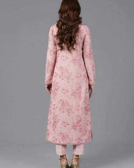 3 Piece | Embroidered Floral Karandi Lawn Dress