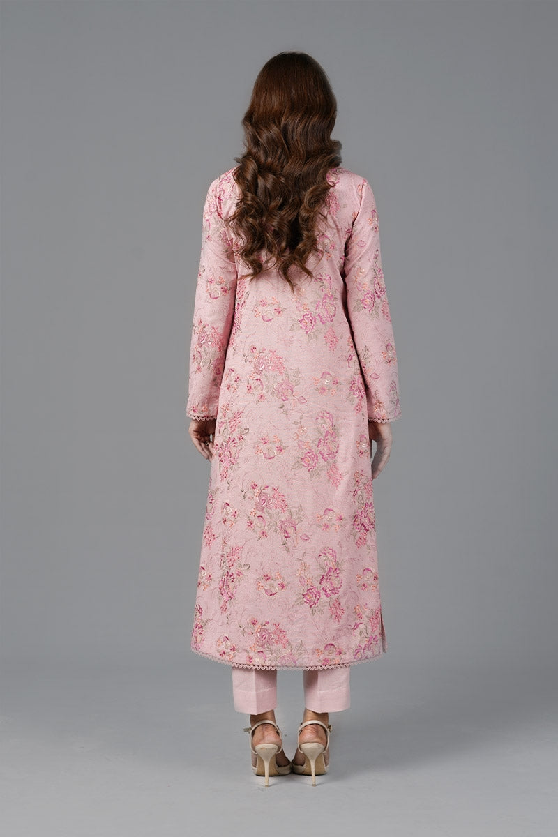 3 Piece | Embroidered Floral Karandi Lawn Dress