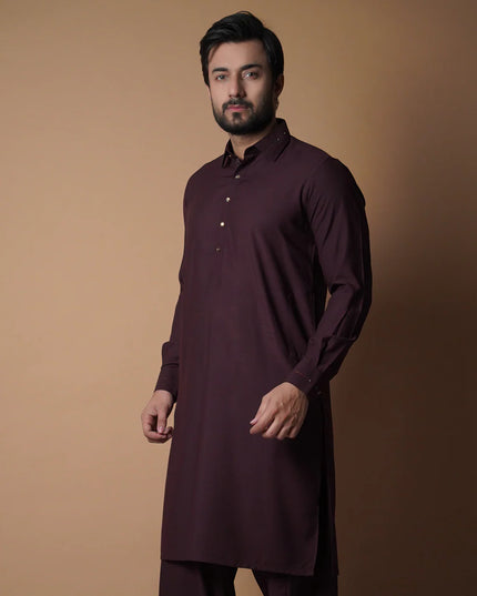 Maroon Shalwaar Kameez