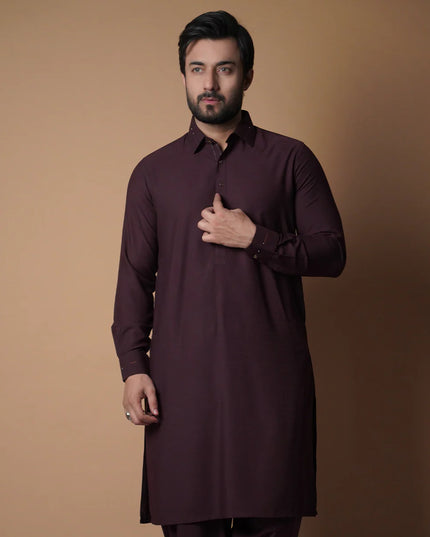 Maroon Shalwaar Kameez