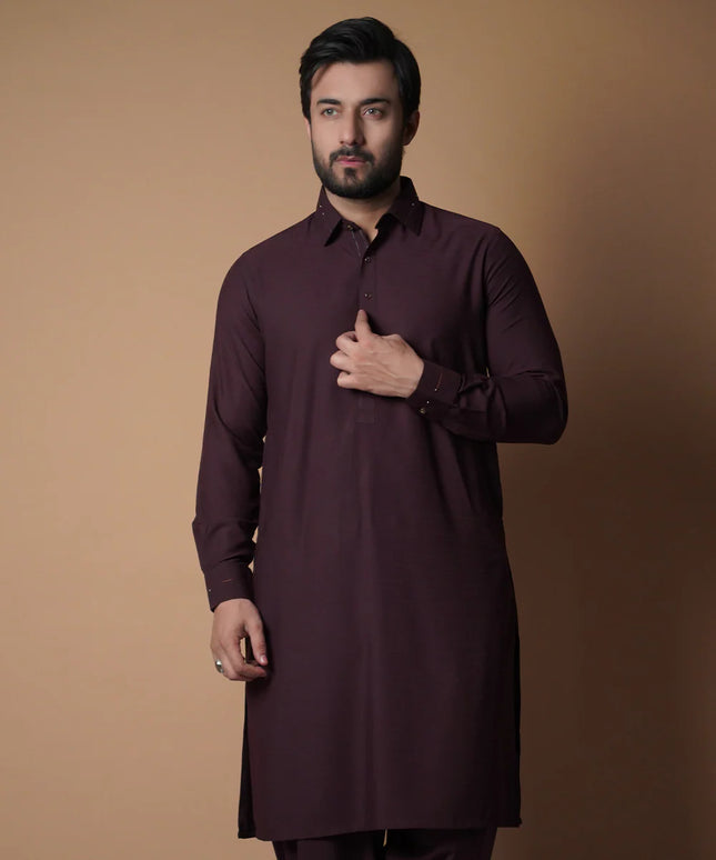 Maroon Shalwaar Kameez