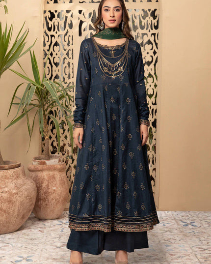 Maria B | Black Embroidered Lawn Suit