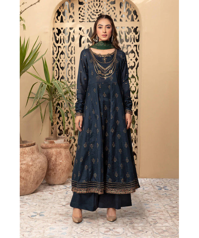 Maria B | Black Embroidered Lawn Suit