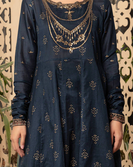 Maria B | Black Embroidered Lawn Suit