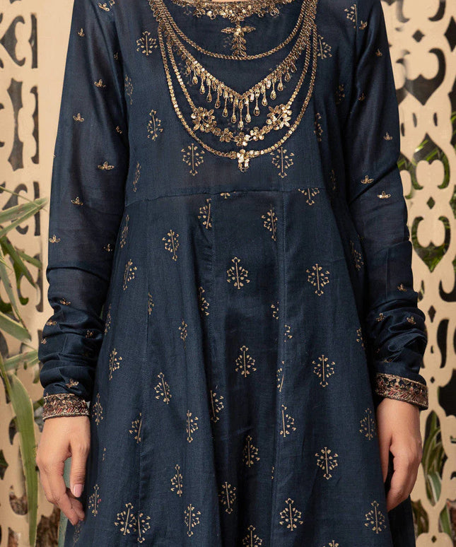 Maria B | Black Embroidered Lawn Suit