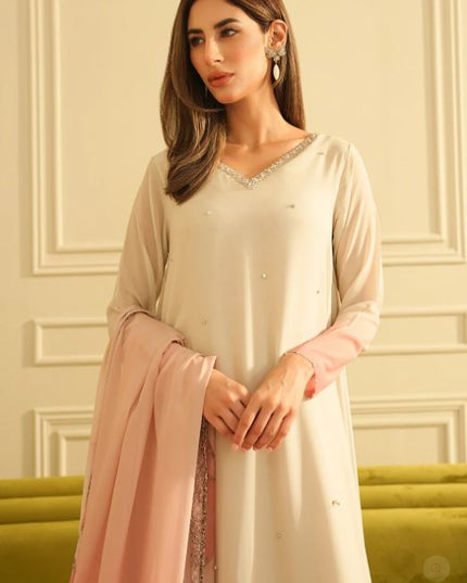 Nimmi | Gradient Silk Embellished Dress