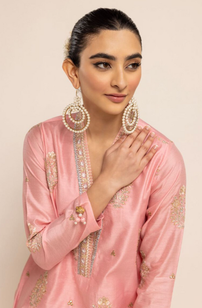 1 Piece | Embroidered Cotton Kurta