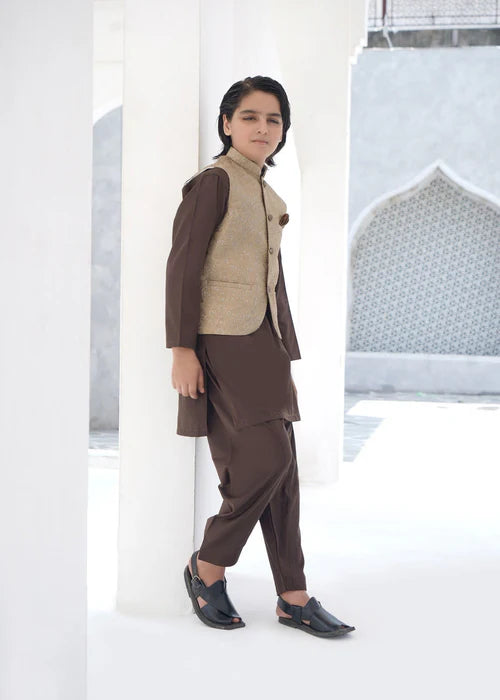 3 Piece | Boys Shalwar Kameez Set