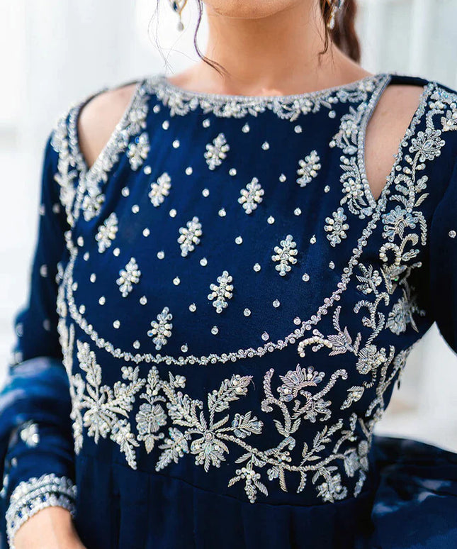 Admiral | Wedding Wear Velvet Kaalidar Frock