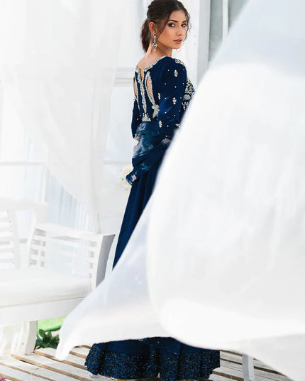 Admiral | Wedding Wear Velvet Kaalidar Frock