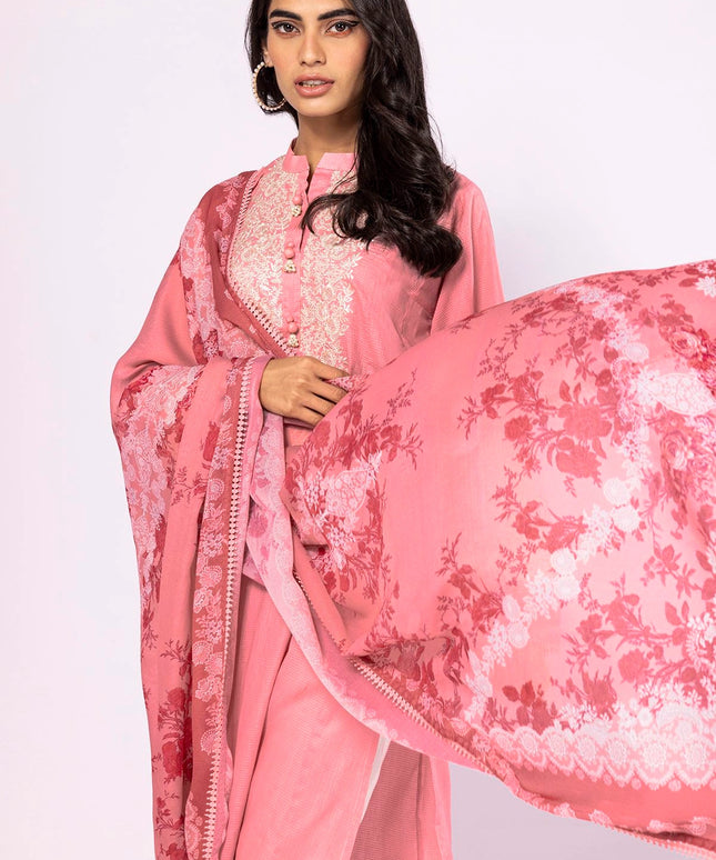 Women's Floral Pink Suit