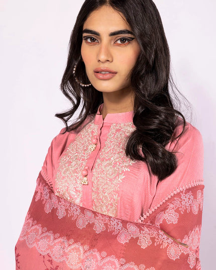 Women's Floral Pink Suit