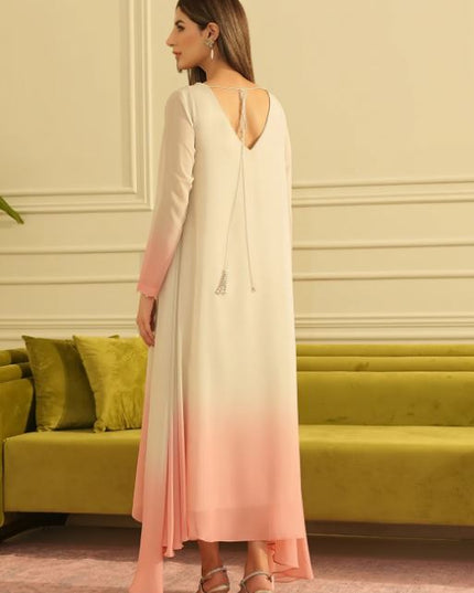 Nimmi | Gradient Silk Embellished Dress