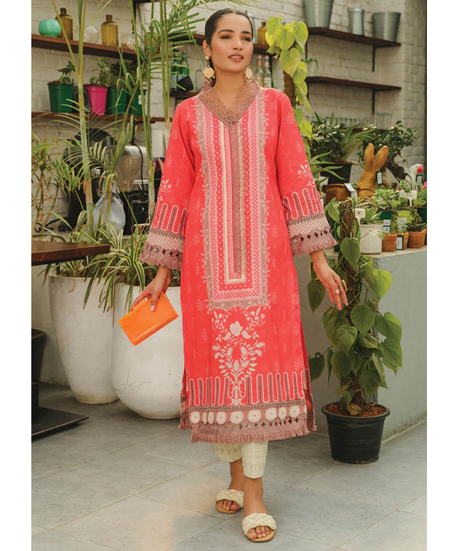 1 Piece | Rang Rasiya Printed Lawn Kurta