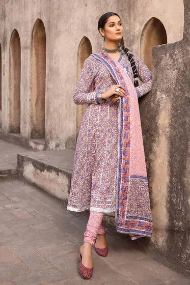 3 Piece | Gul Ahmed Printed Lawn in Purple