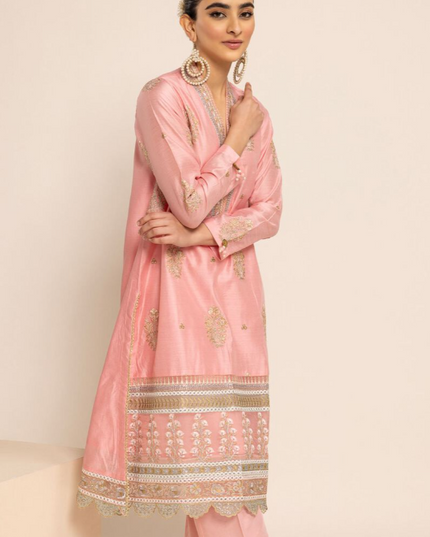 1 Piece | Embroidered Cotton Kurta