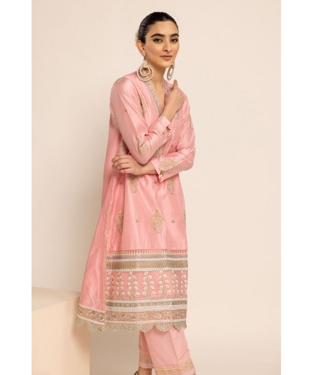 1 Piece | Embroidered Cotton Kurta