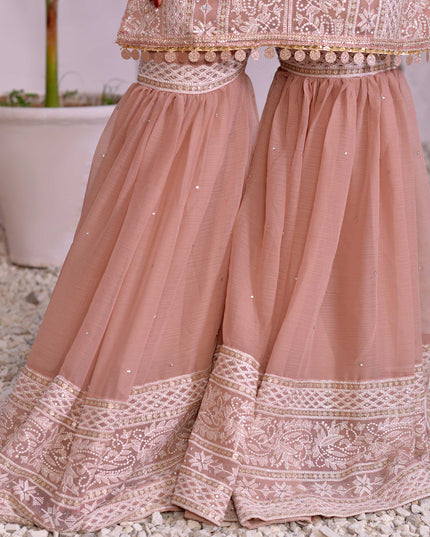 Veena | Embroidered Festive Wear Gharara
