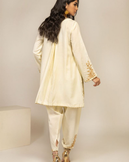 1 Piece | Embroidered Cotton Kurta