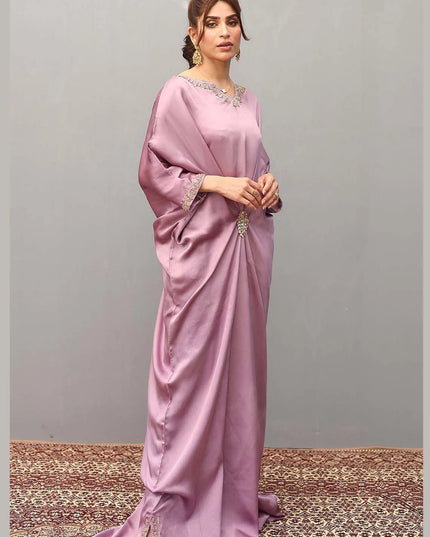 Ziphyer | Purple Silk Kaftan